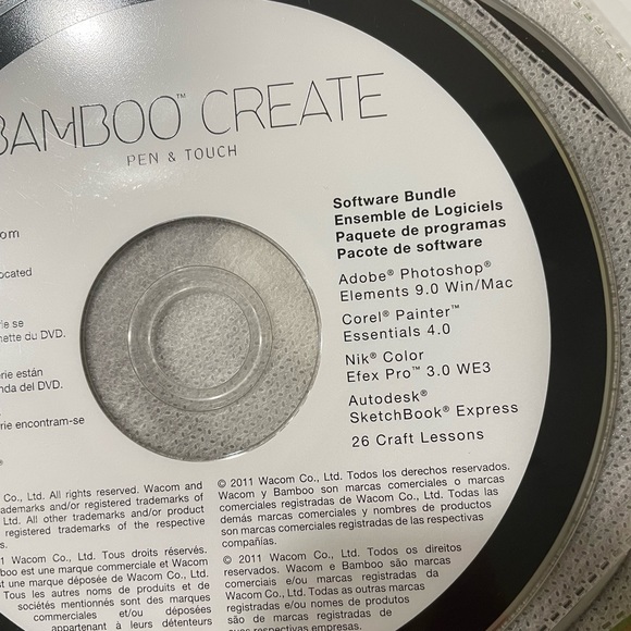 Bamboo Create Digital Drawing Tablet & Pen CTH-670 Wacom - Picture 6 of 10